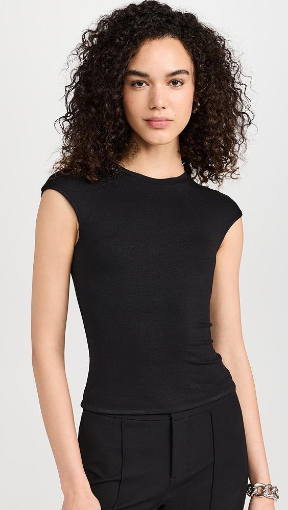 AFRM Nina Cap Sleeve Knit Crepe Top | Shopbop product image