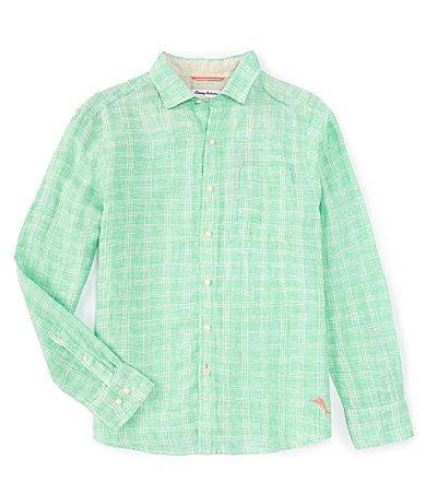 Tommy Bahama Ventana Plaid Linen Button-Up Shirt Product Image