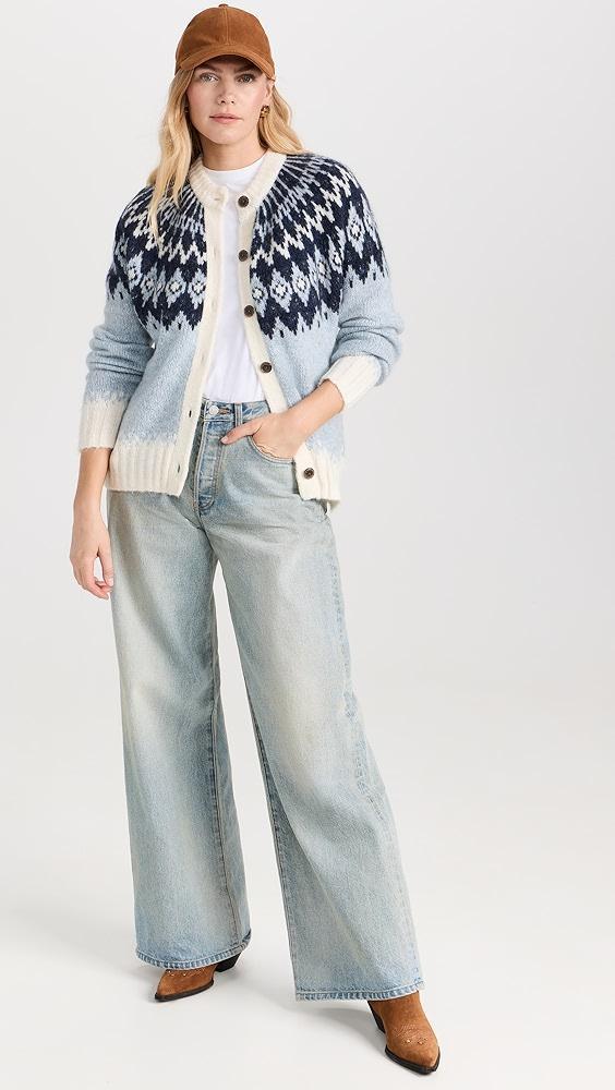 Alex Mill Ashwood Fair Isle Cardigan | Shopbop Product Image