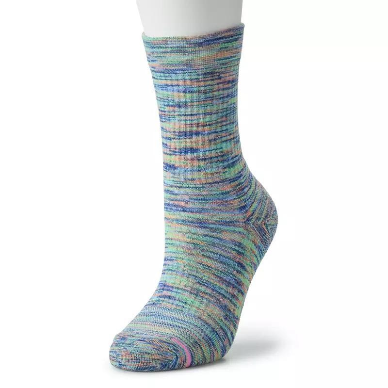 Womens Dr. Motion Space Dye Quarter Compression Socks Product Image