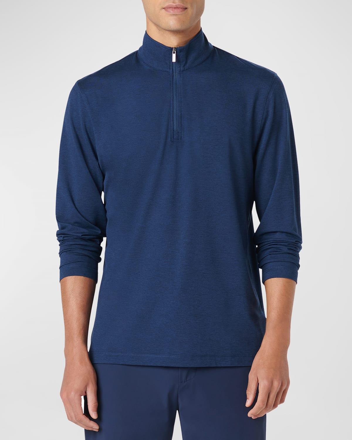 Mens UV50 Performance Quarter-Zip Sweater Product Image