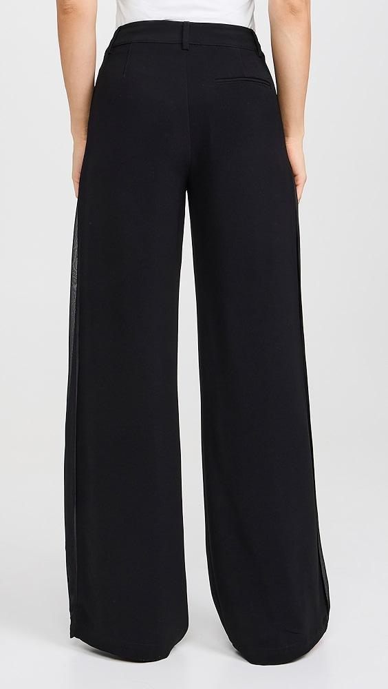 La Ligne Pleated Trousers With GGT Side Stripe | Shopbop Product Image