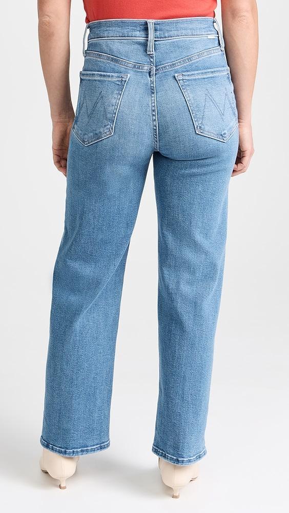 MOTHER Petite Lil Zip Rambler Flood Jeans | Shopbop Product Image