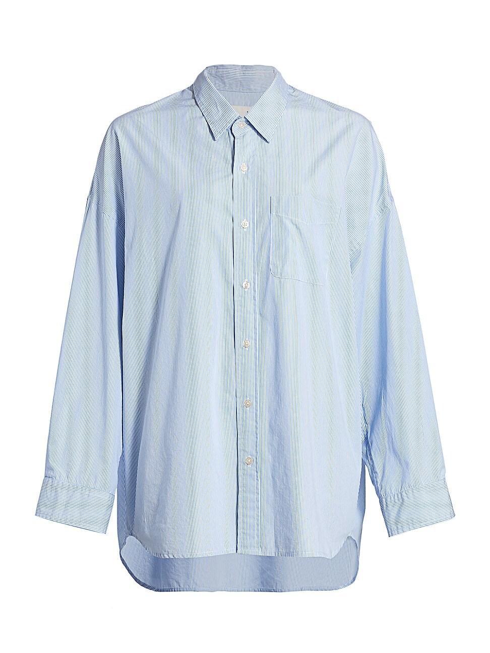 R13 Oversize Oxford Button-Up Shirt Product Image