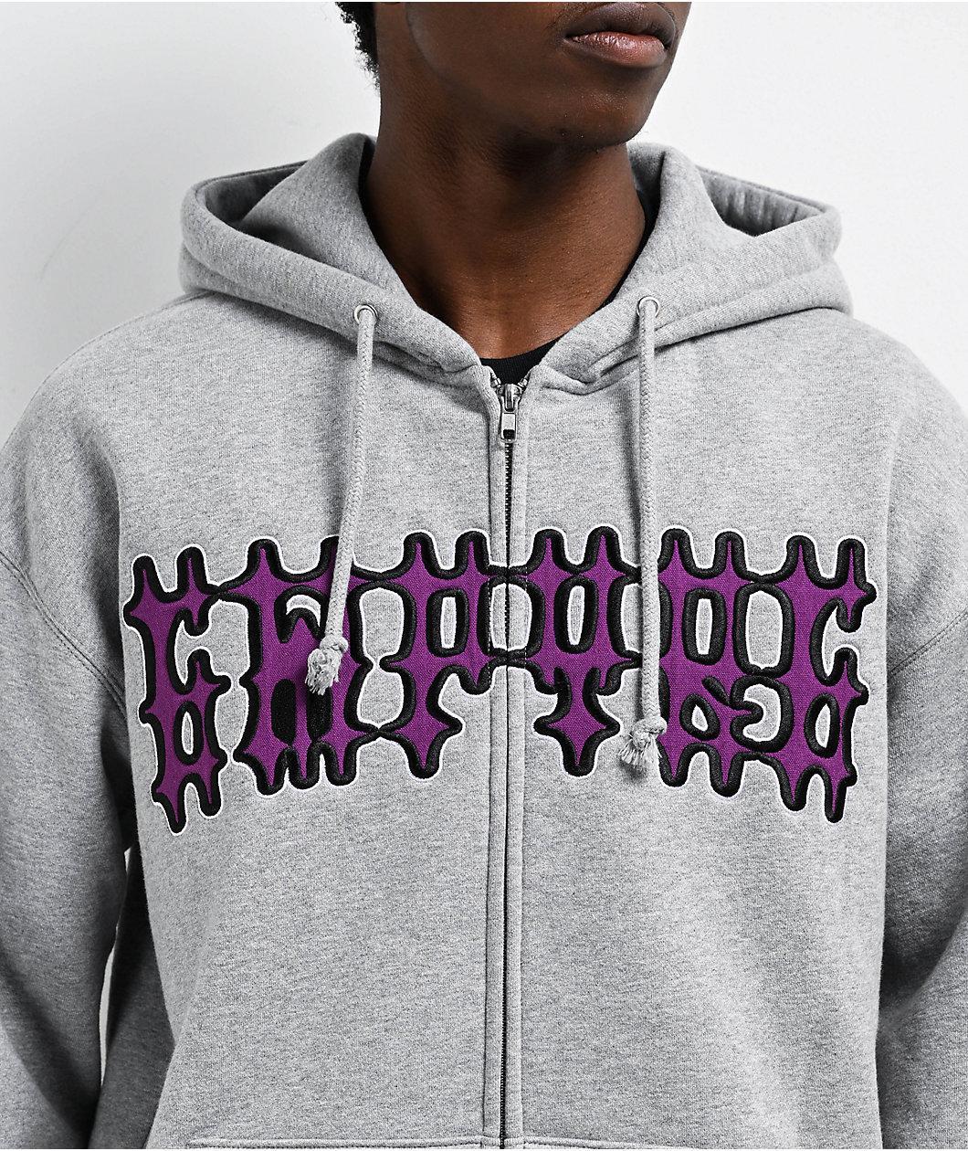 Empyre Cage Grey Zip Hoodie Product Image