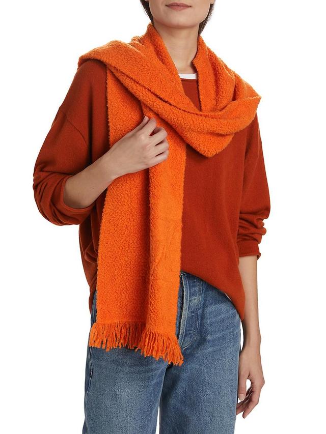 Womens New Beginnings The Teddy Wool-Blend Scarf Product Image