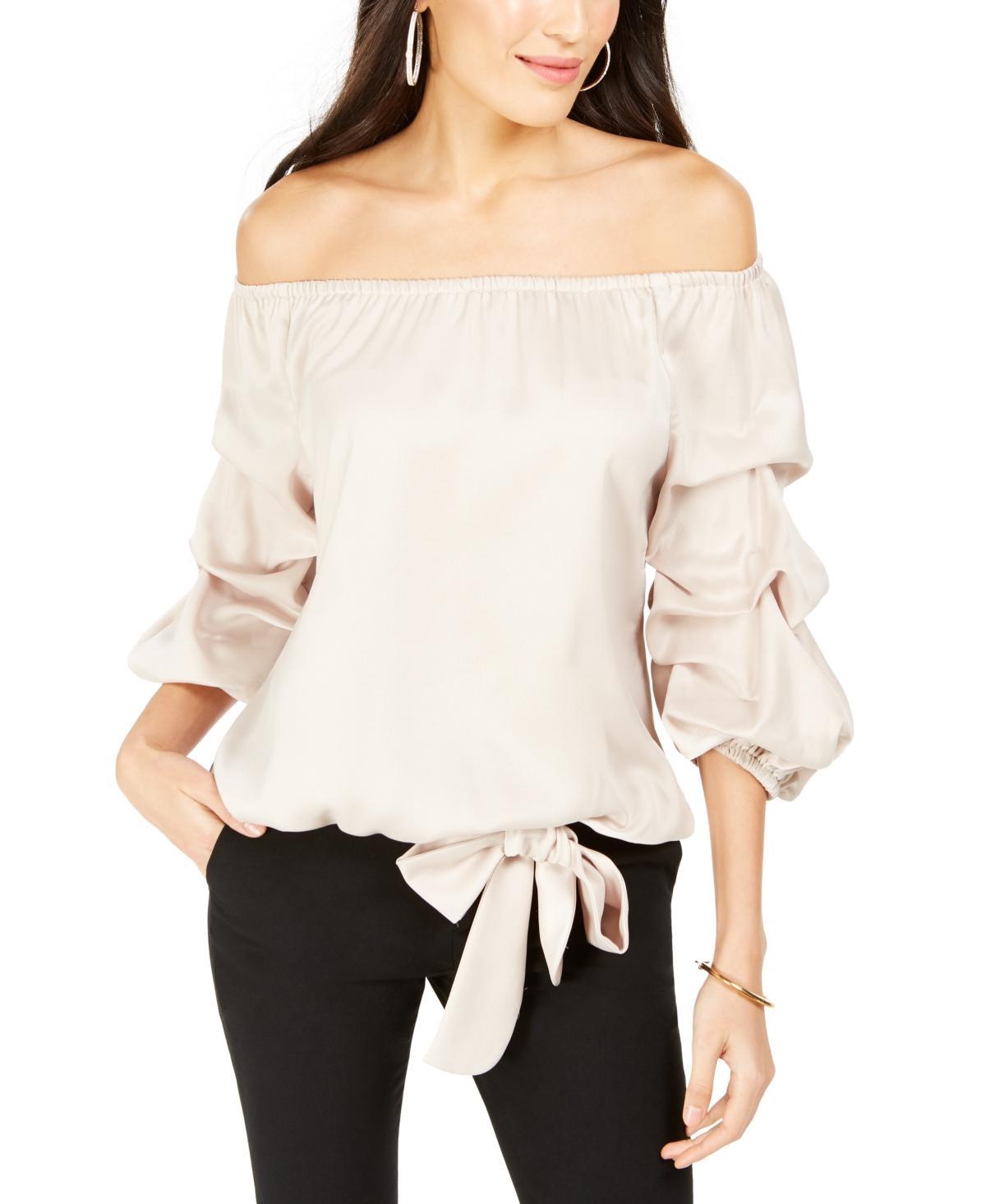 Msk Off-The-Shoulder Puff Sleeve Top Product Image