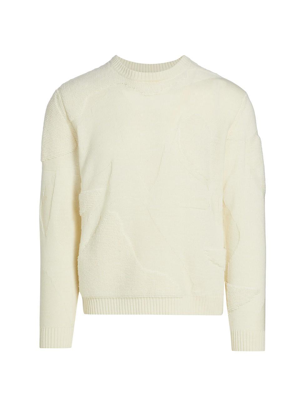 Mens COLLECTION Textured Landscape Sweater Product Image