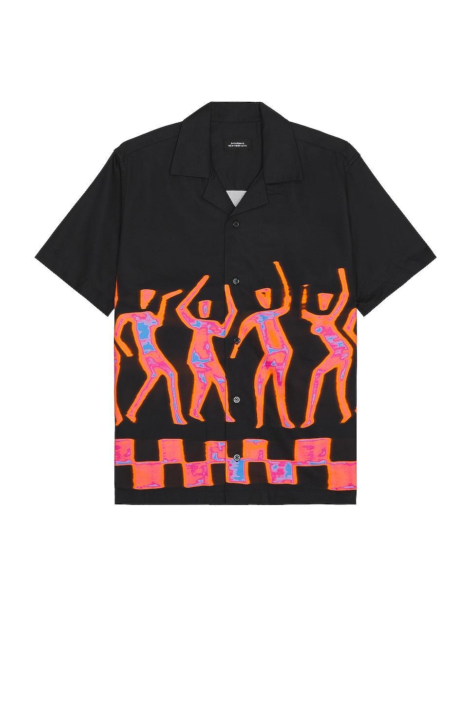 SATURDAYS NYC Canty Dancer Shirt Black. (also in ). Product Image