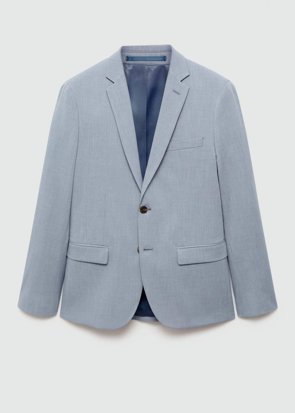 Super slim-fit suit blazer in stretch fabric - Men | MANGO USA Product Image