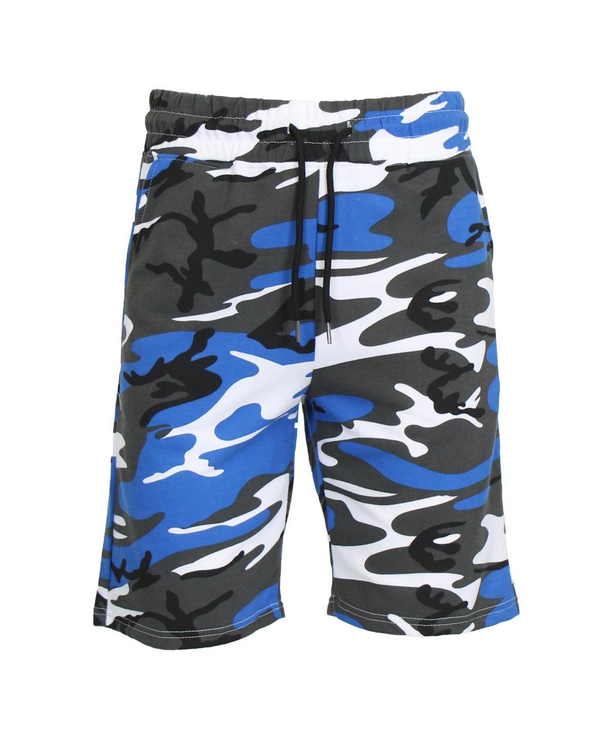 Galaxy By Harvic Mens Camo Printed French Terry Shorts Product Image