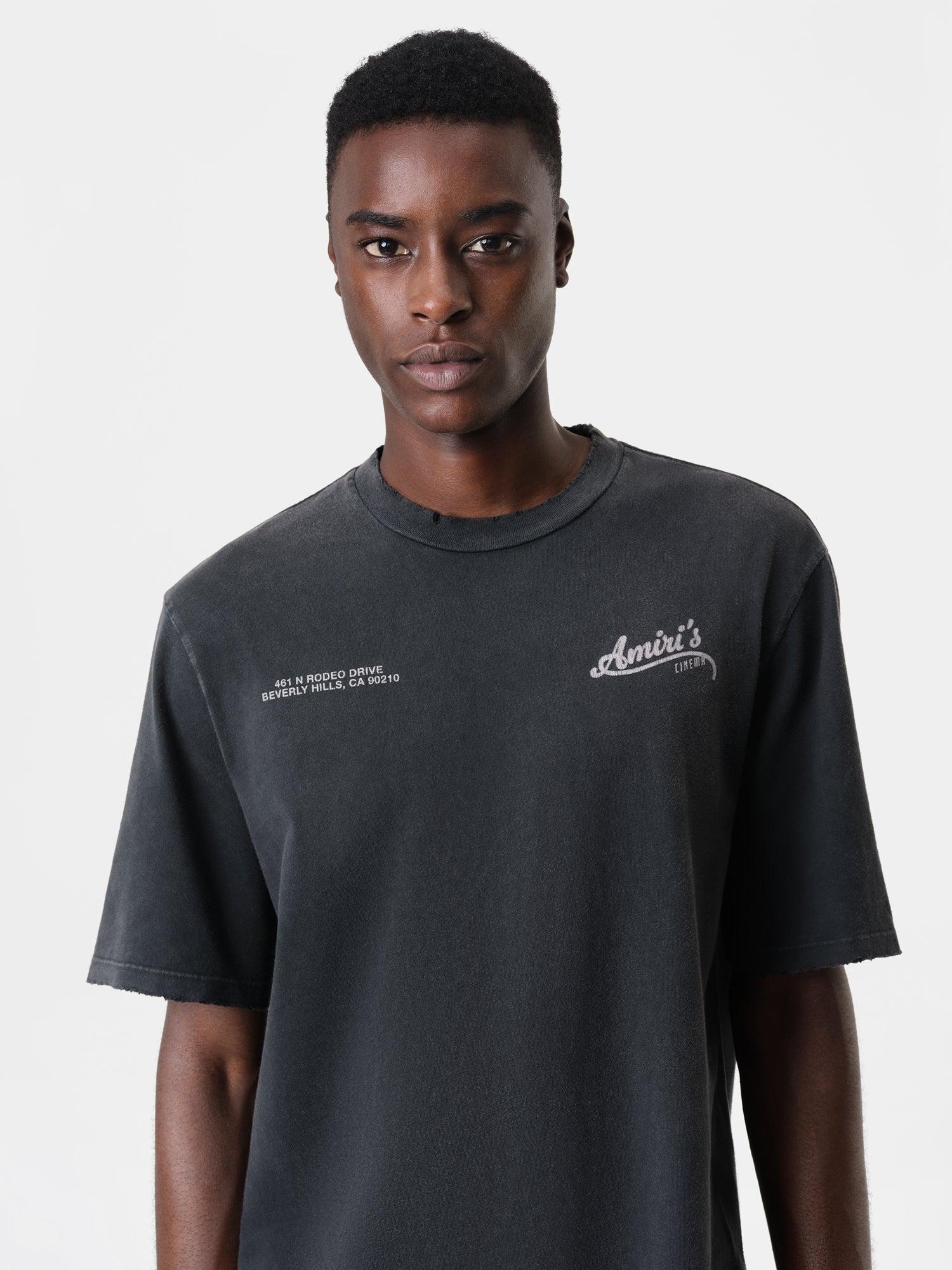 AMIRI CINEMAS VINTAGE TEE - Black Male Product Image