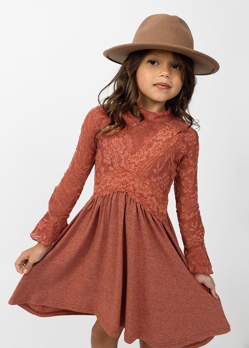 Kaleigh Dress in Terracotta Product Image