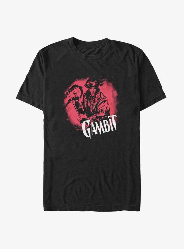 Marvel X-Men Gambit Badge Big & Tall T-Shirt Product Image