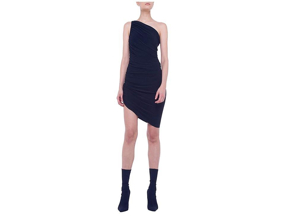 Womens Diana Ruched One-Shoulder Minidress Product Image