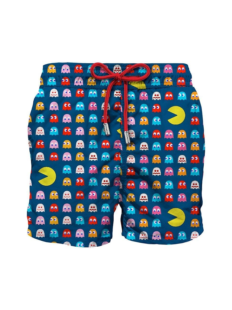 Mens Gustavia Graphic-Print Swim Shorts Product Image