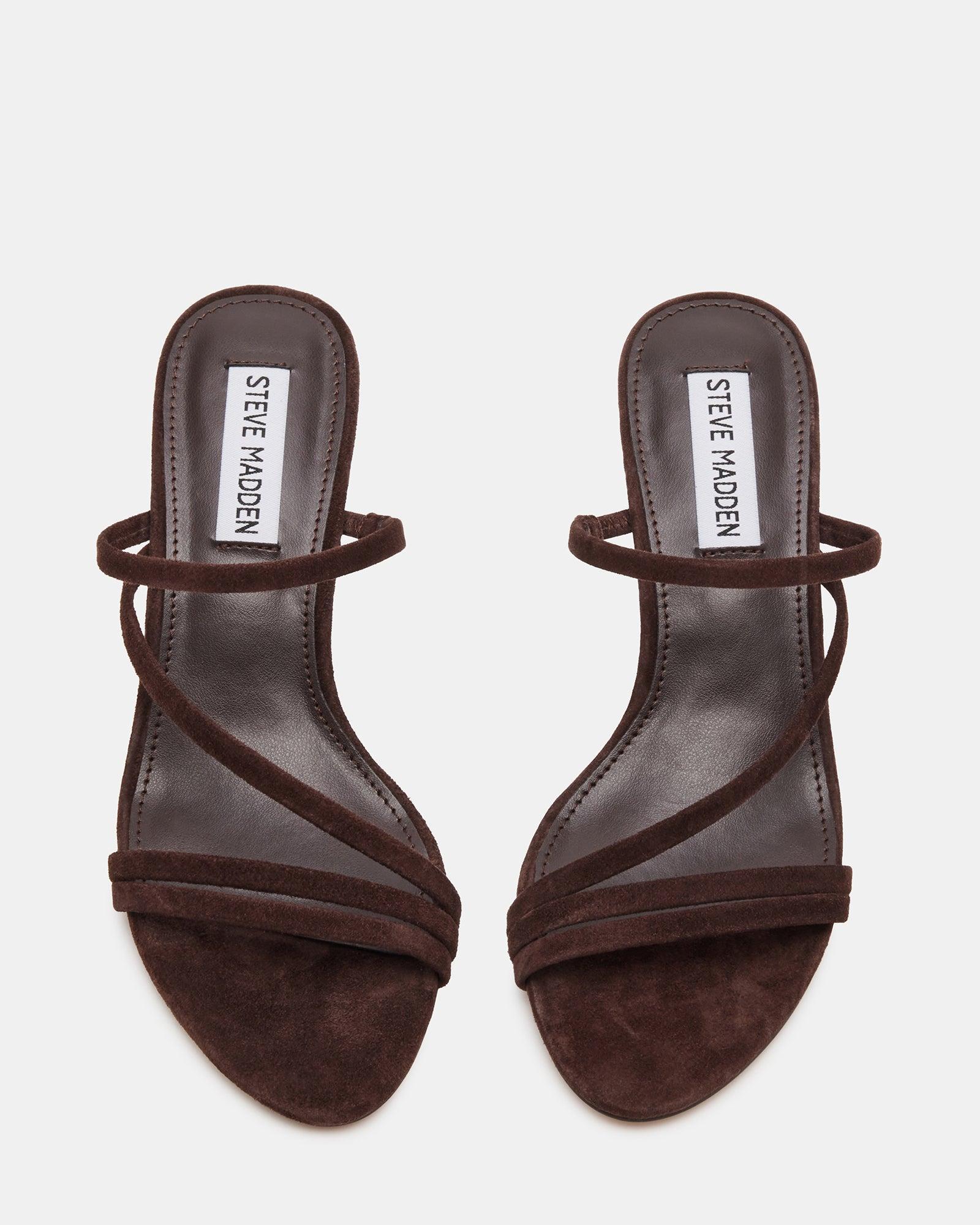 LAMORA CHOCOLATE BROWN SUEDE Female Product Image