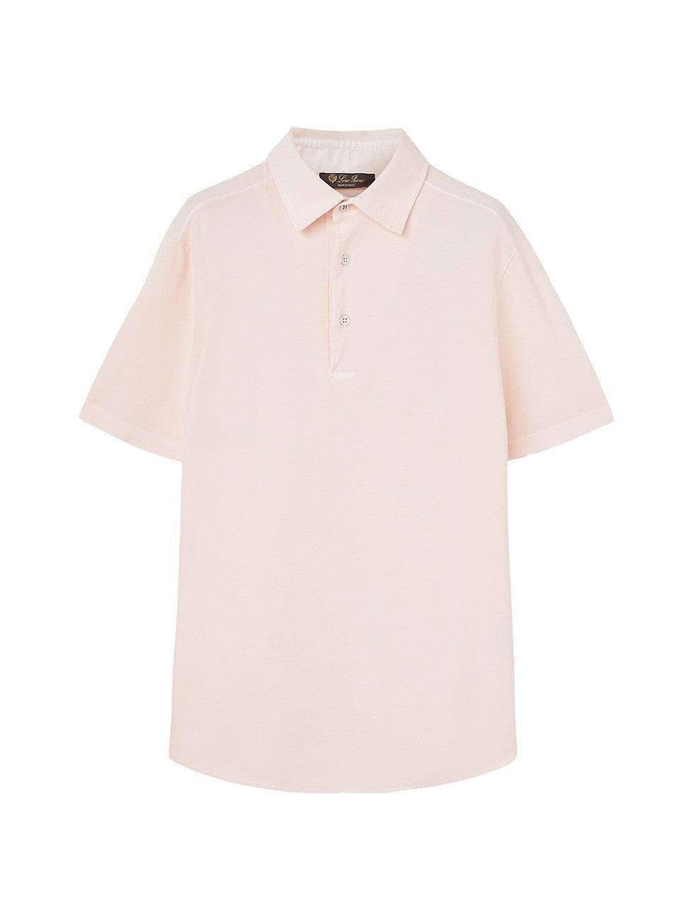 Mens Piqu Dyed Polo Shirt Product Image