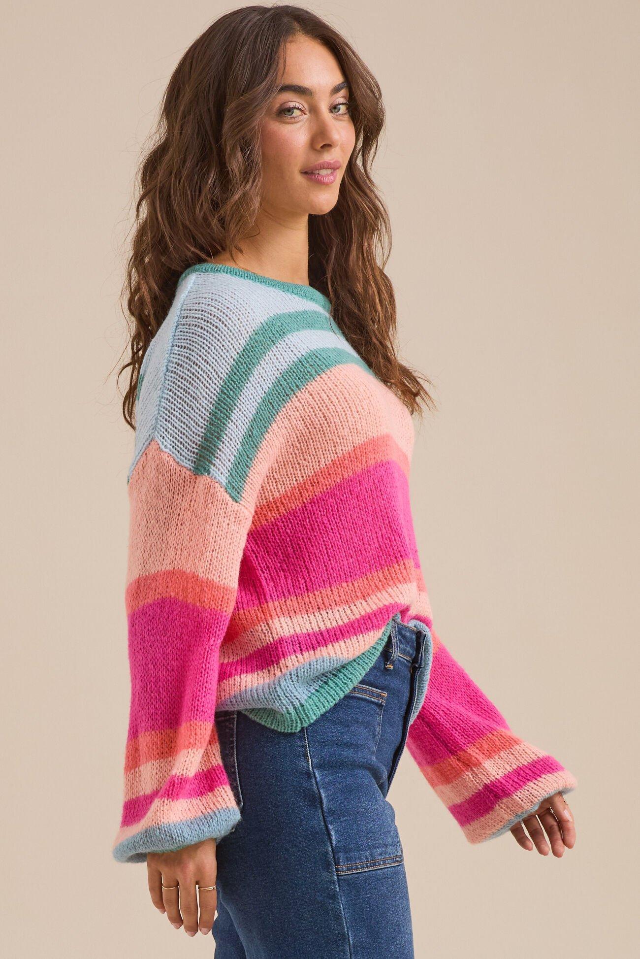 Christi Striped Pullover Product Image