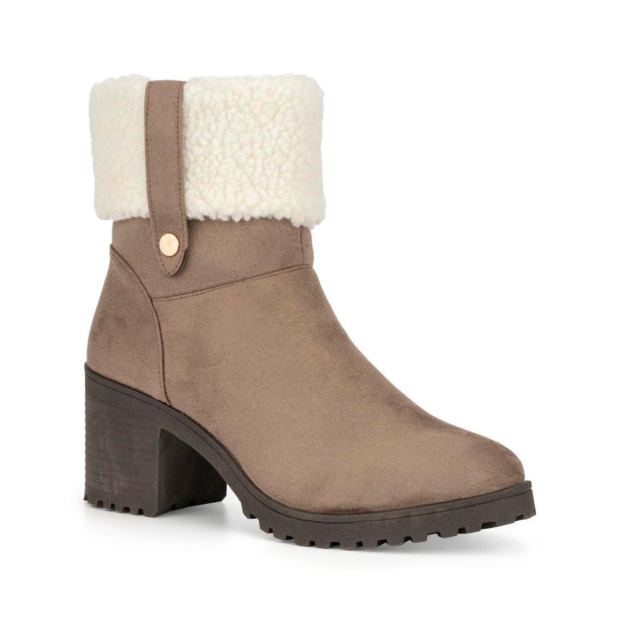 Olivia Miller Womens Amy Sherpa Cuff Bootie Product Image