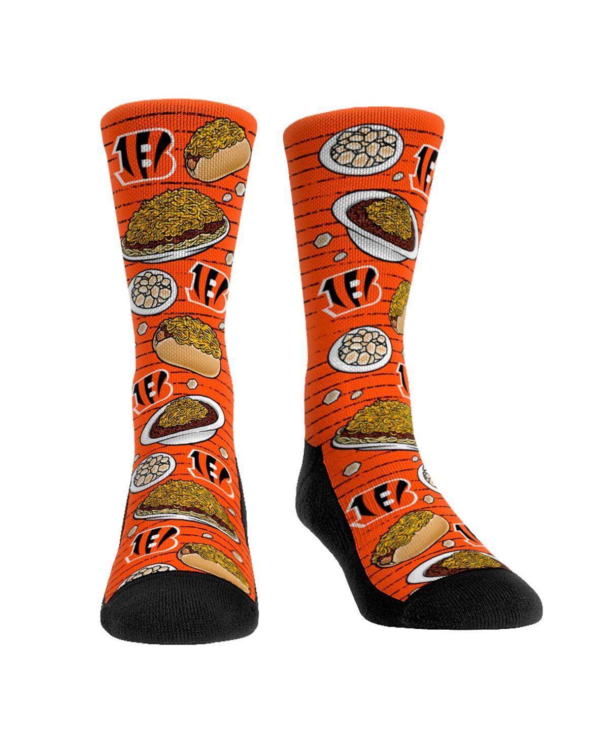 Mens Rock Em Socks Cincinnati Bengals Localized Food Crew Socks Product Image