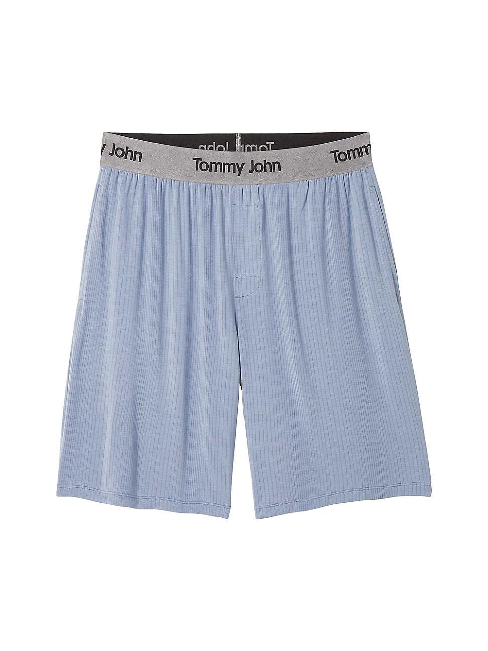 Mens Second Skin Rib-Knit Sleep Shorts product image