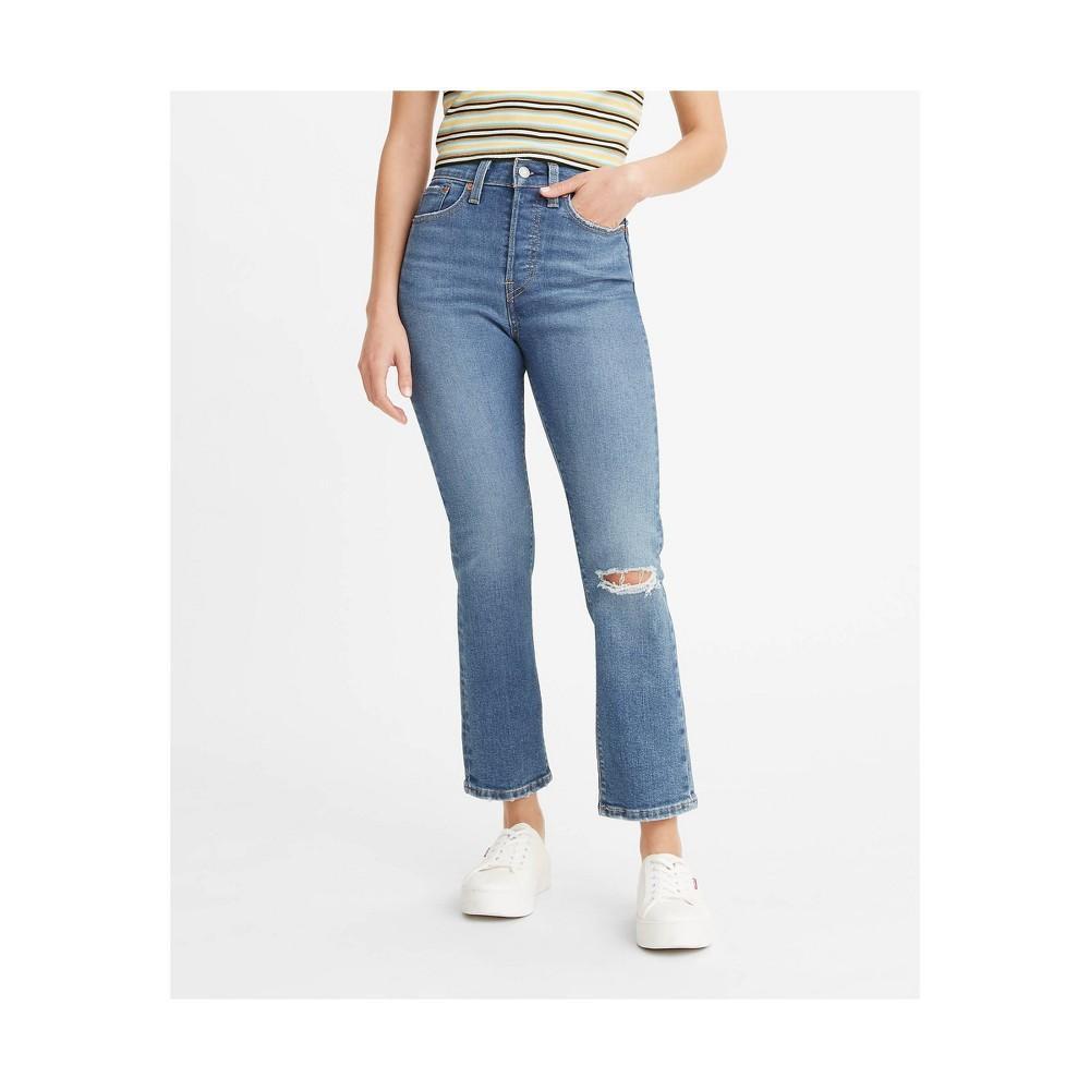 Levis Womens High-Rise Wedgie Straight Cropped Jeans - Fall Star 25 product image