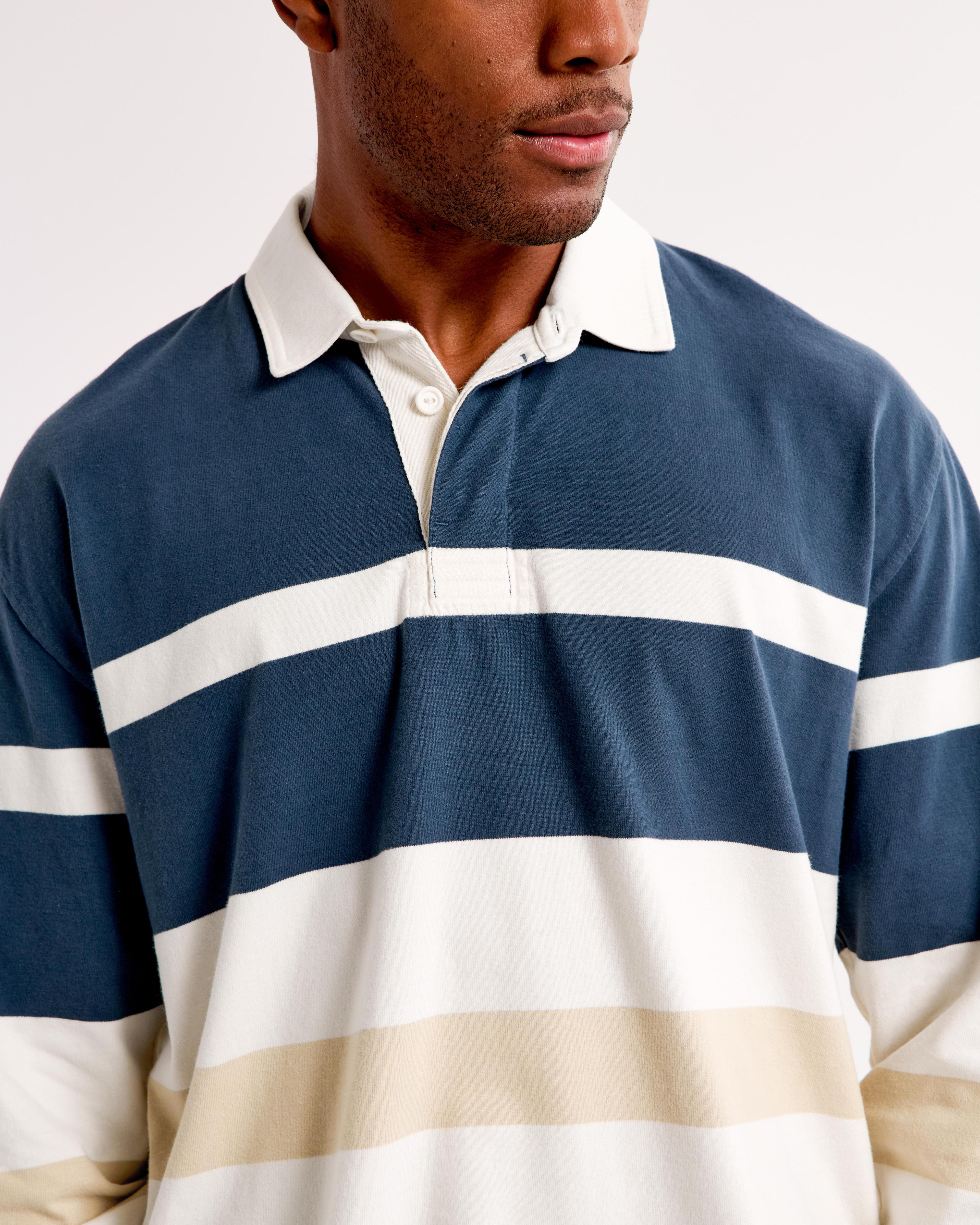 Long-Sleeve Rugby Polo Product Image