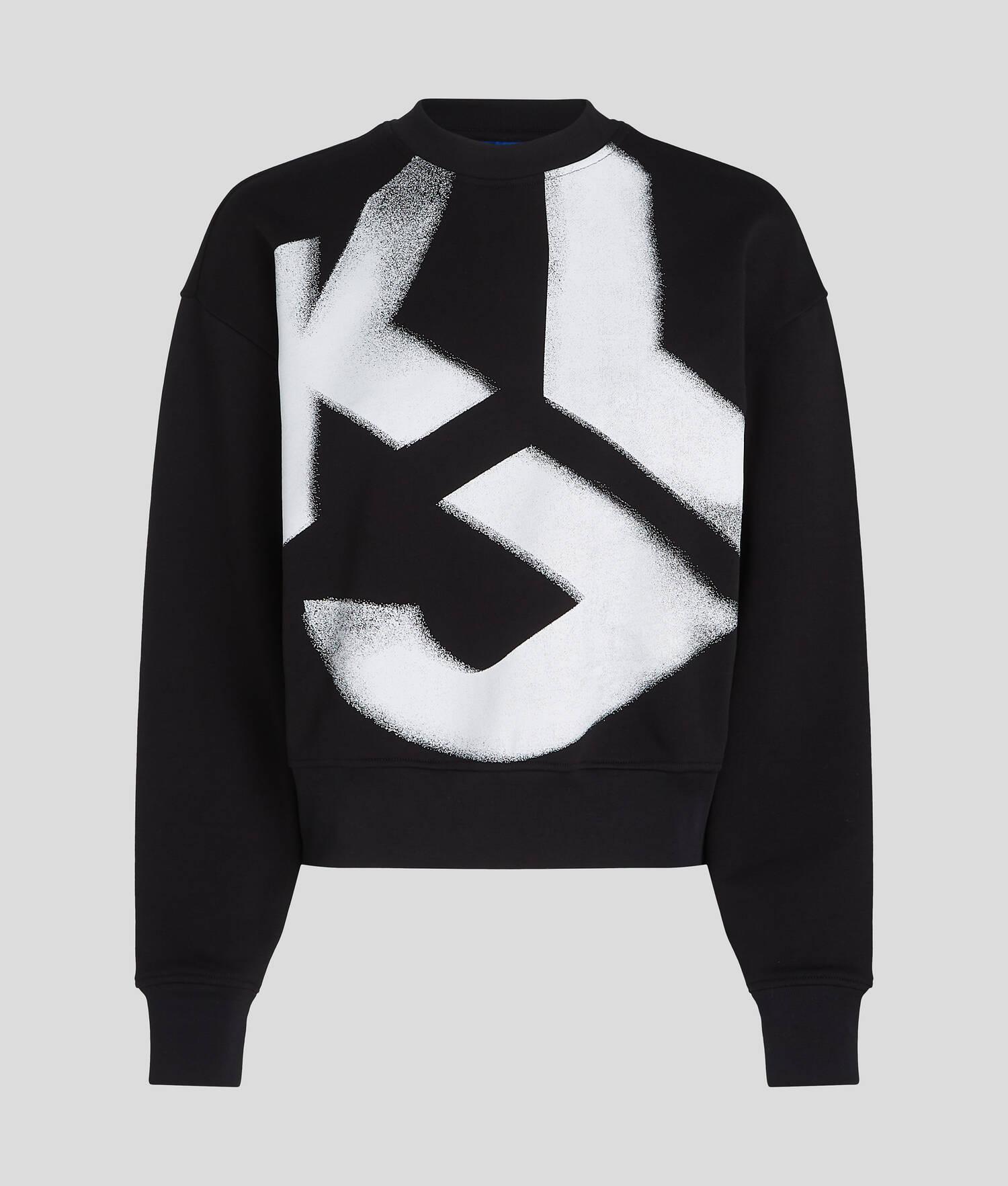 KLJ MONOGRAM BLEACHED SWEATSHIRT  Product Image