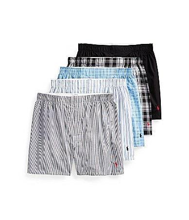 Polo Ralph Lauren Woven Boxers, Pack of 5 Product Image