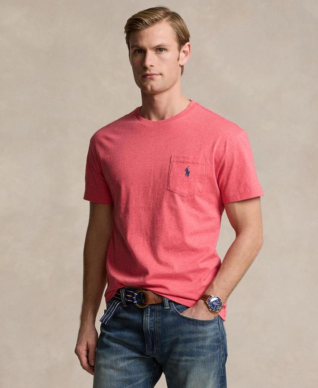 Polo Ralph Lauren Mens Classic-Fit Jersey Pocket T-Shirt Product Image