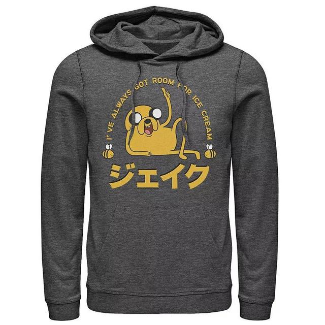 Cartoon Network Men's Jake I've Always Got Room For Ice Cream Graphic Hoodie, Grey, 2Xl Product Image