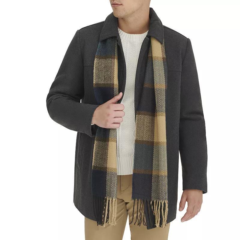 Mens Dockers Wool Scarf Coat Product Image