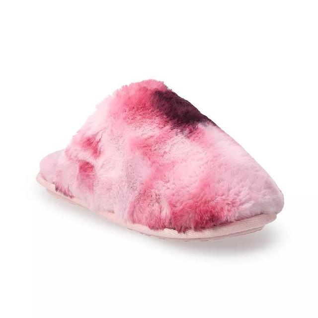 LifeStride Edgebound Womens Faux-Fur Slide Slippers Product Image