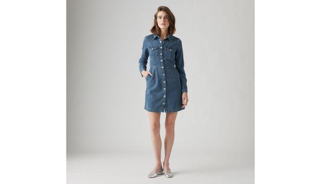 Levis Otto Western Denim Dress - Womens Product Image