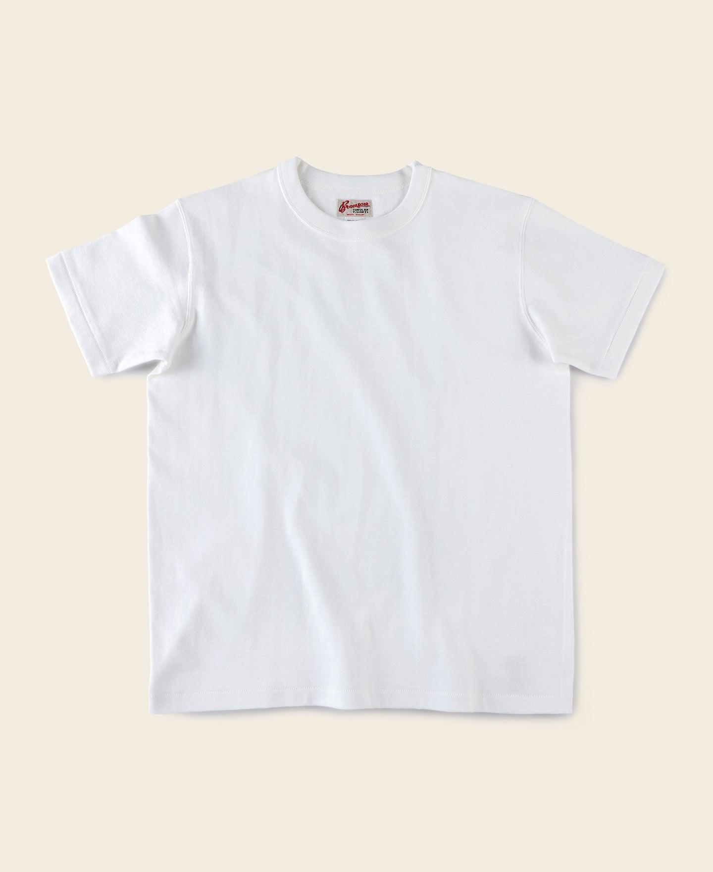 Loopwheel Tubular Athletic T-Shirt - White Product Image