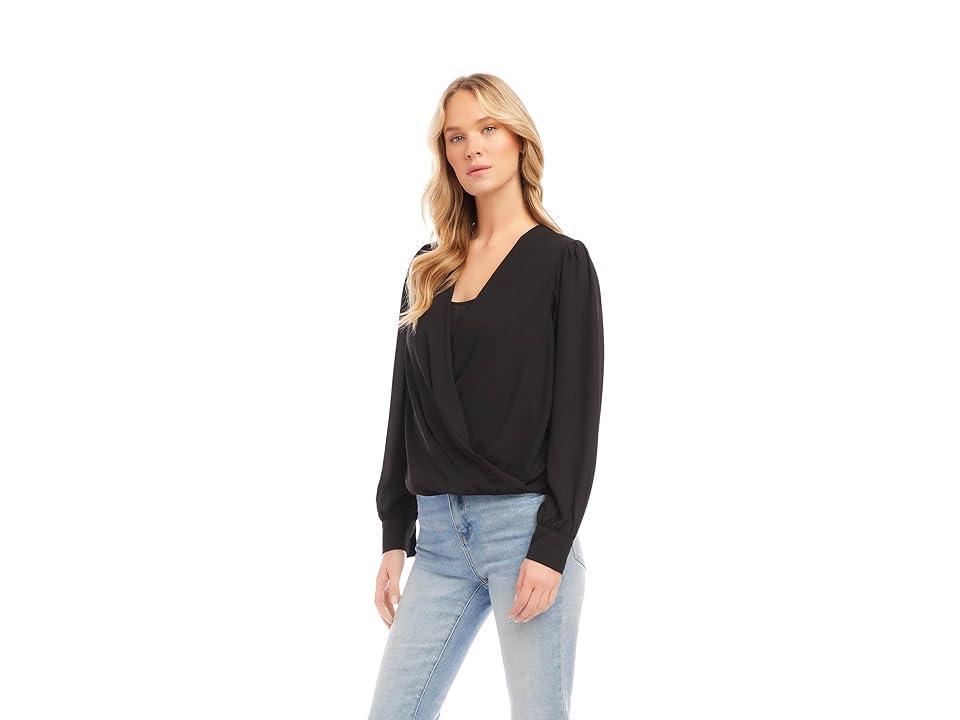 Karen Kane Drape Front Knit Top Product Image