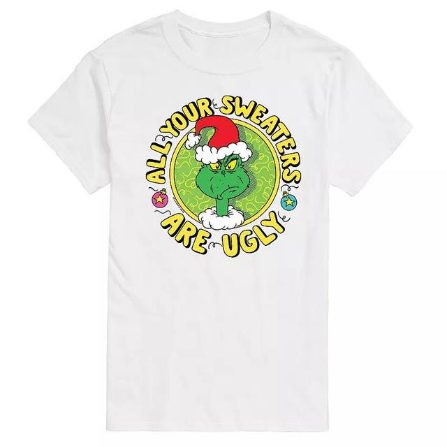 Big & Tall Dr. Seuss The Grinch All Your Sweaters Are Ugly Graphic Tee, Mens Product Image