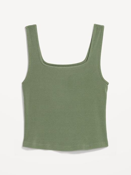 Ultra-Crop Rib-Knit Tank Top Product Image