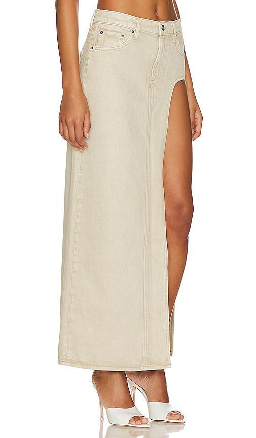 GRLFRND Blanca Maxi Skirt With High Slit Size 24, 25, 26, 27, 28, 30. Product Image