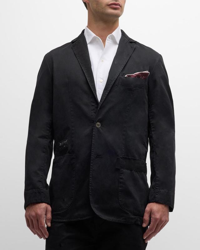 Mens Garment-Dyed Twill Jacket Product Image