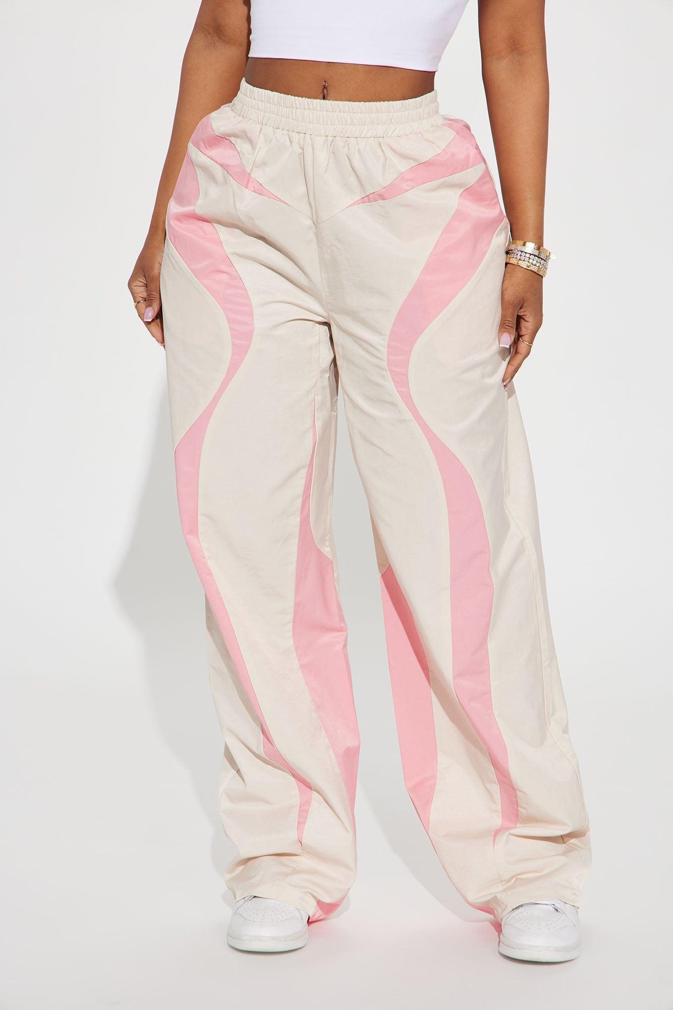 Sydney Windbreaker Track Pant - Pink/combo Product Image