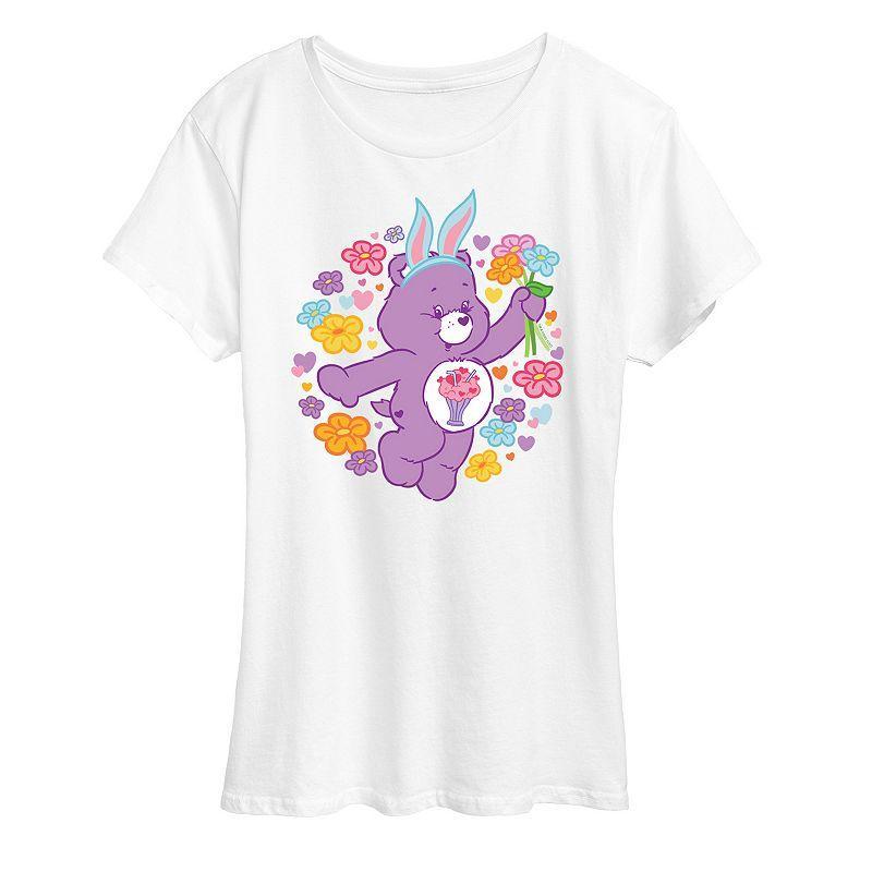 Womens Care Bears Bunny Bear Graphic Tee Product Image