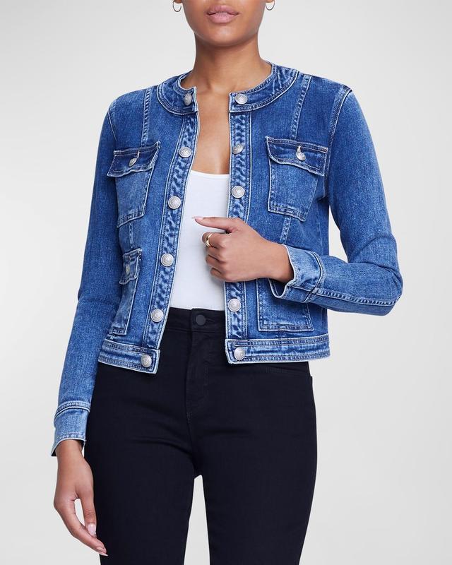 Womens Yari Collarless Jacket Product Image