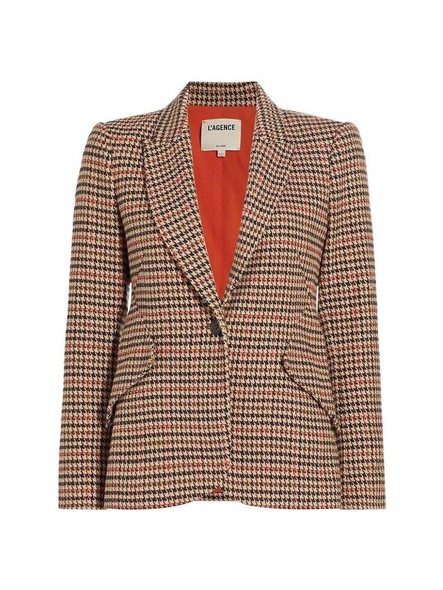 Womens Chamberlain Houndstooth Blazer Product Image