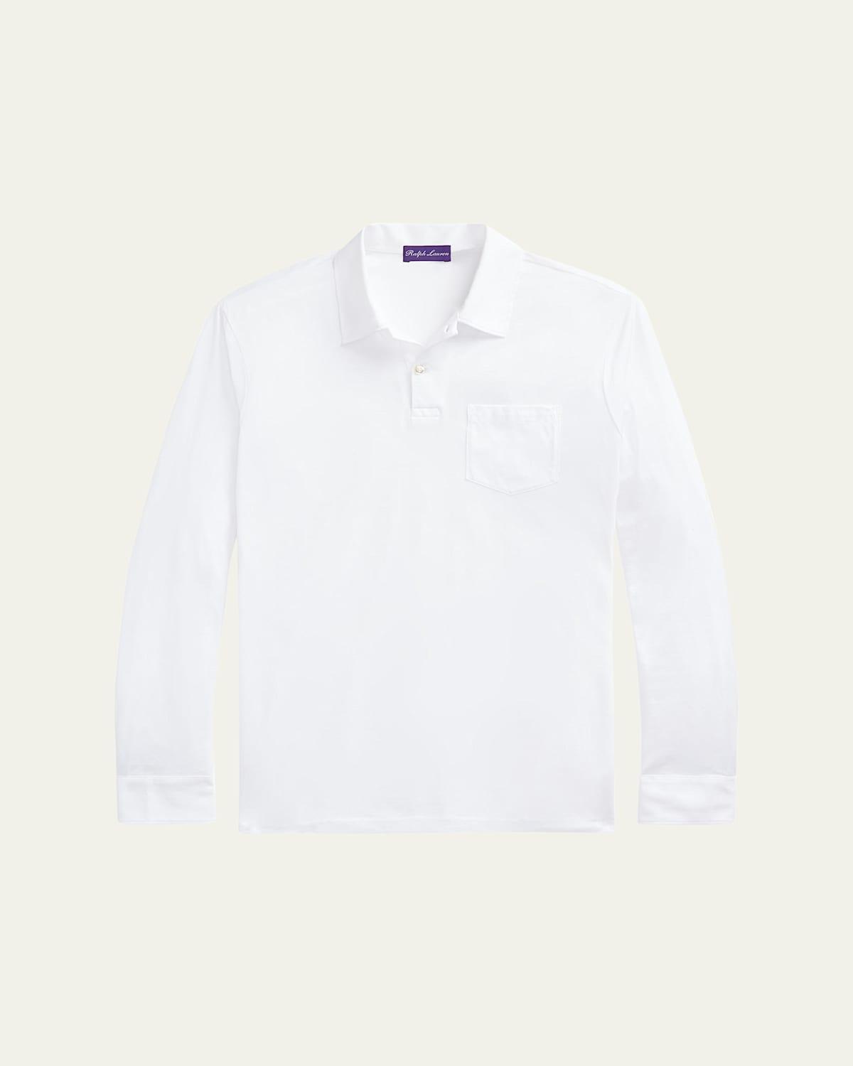 Mens Luxury Lisle Polo Shirt Product Image