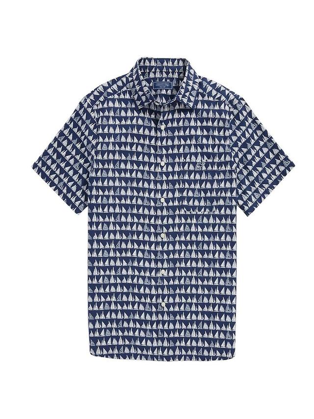 Mens Boat Parade Short-Sleeve Shirt Product Image