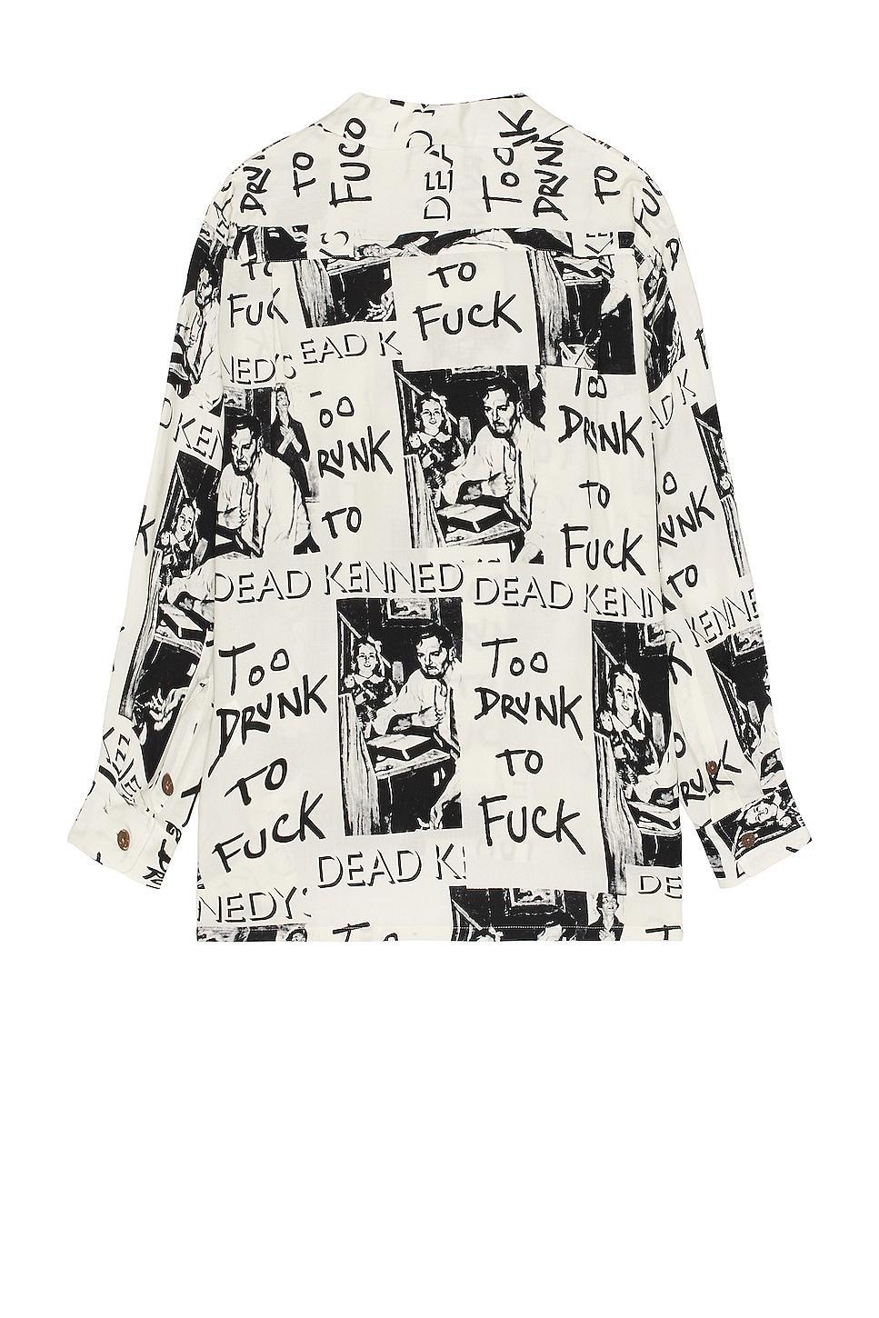 WACKO MARIA Dead Kennedys Hawaiian Long Sleeve Shirt Product Image