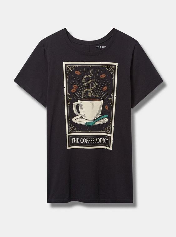 Coffee Tarot Fit Heritage Jersey Crew Tee Product Image