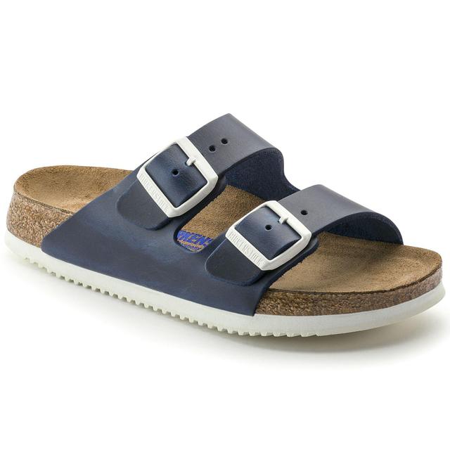 Arizona Soft Footbed Leather Blue Product Image